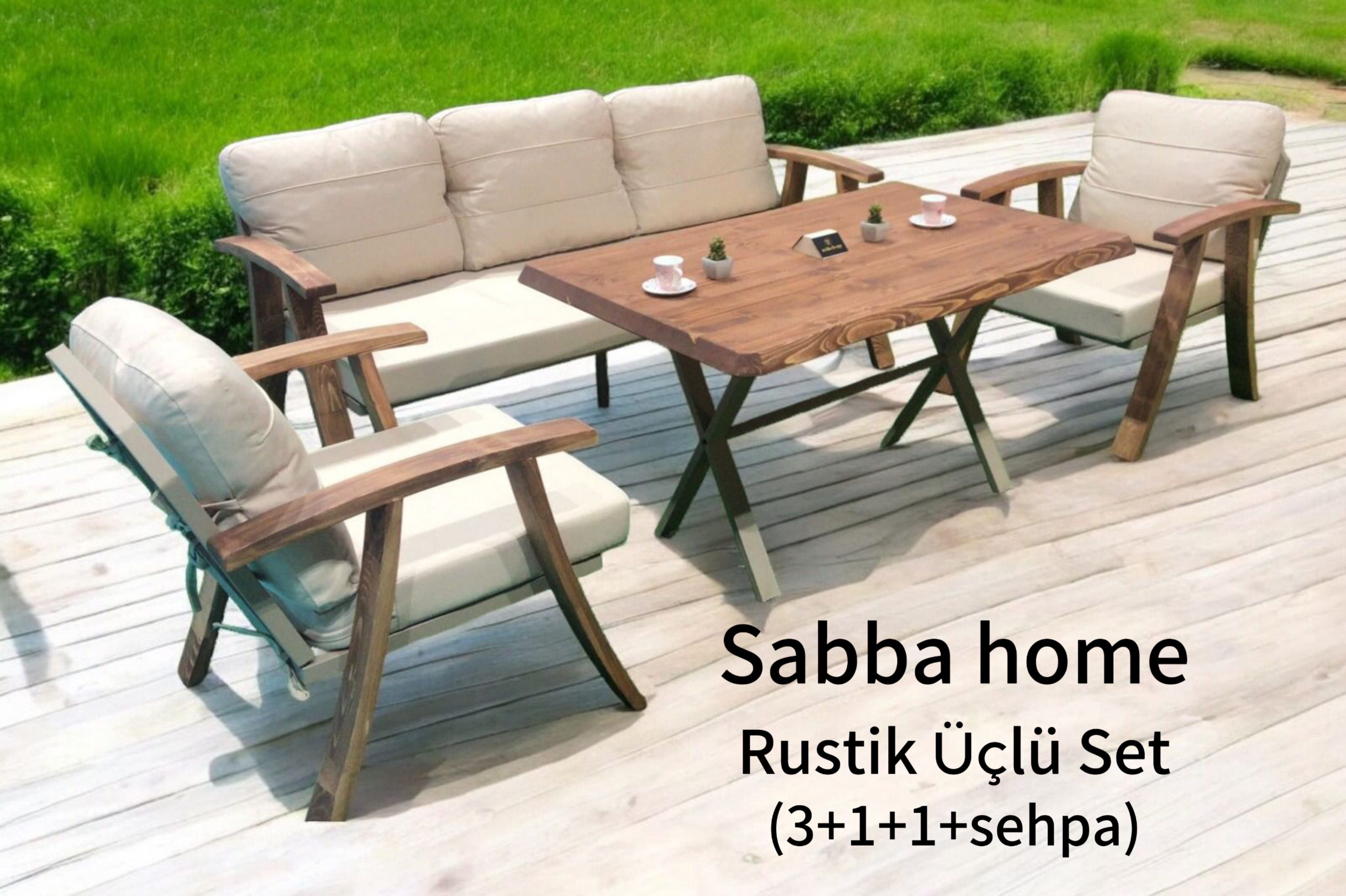 Rustik Üçlü Set




